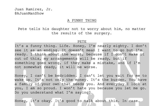 MEN+ (65+) A FUNNY THING