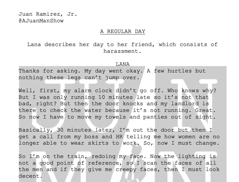 WOMEN+ (26-25) A REGULAR DAY