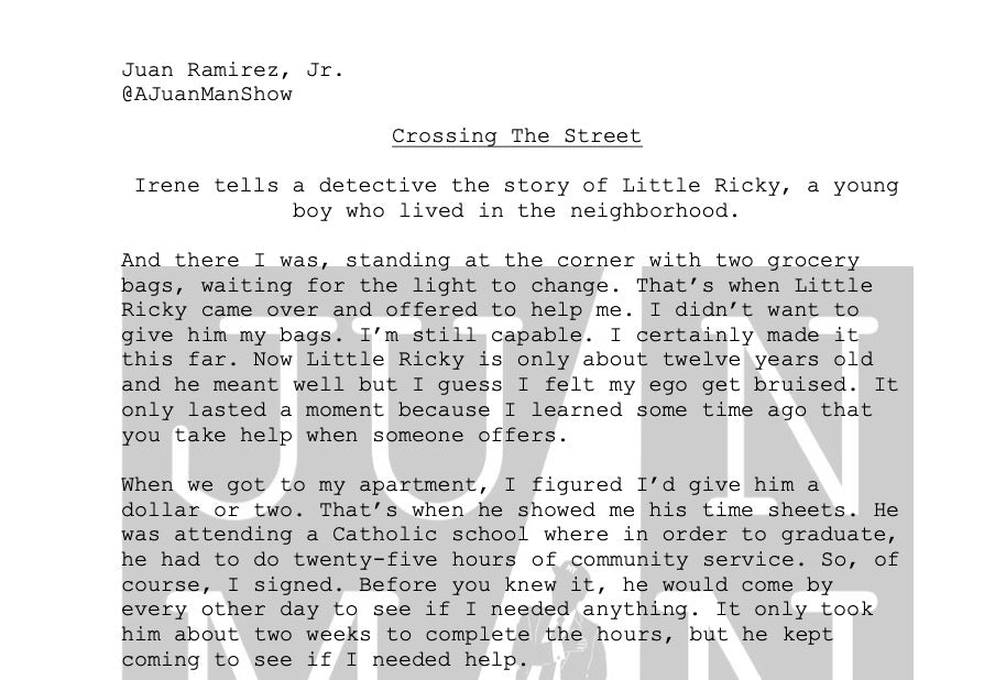 WOMEN+ (65+) CROSSING THE STREET