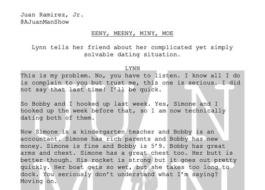 WOMEN+ (18-25) EENY, MEENY, MINY, MOE (LGBTQIA+)