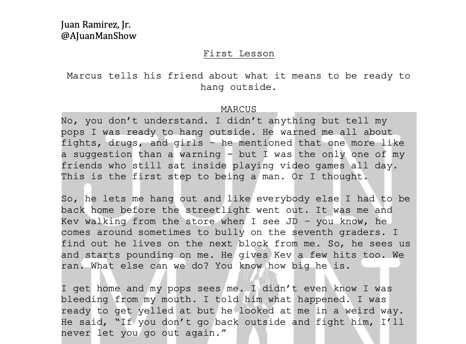 MEN+ (08-12) FIRST LESSON