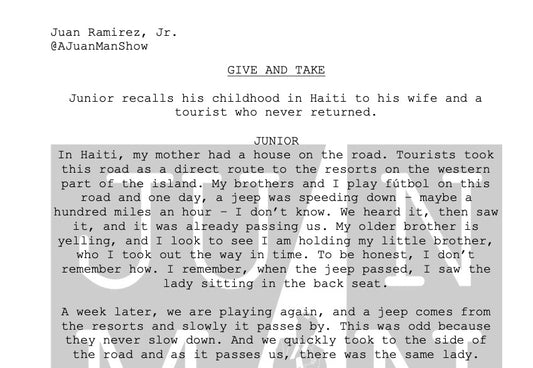 MEN+ (56-64) GIVE AND TAKE (HAITIAN)