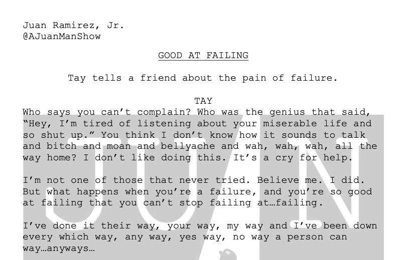 WOMEN+ (18-25) GOOD AT FAILING