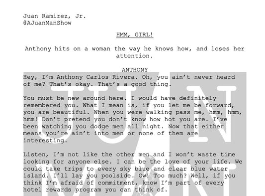 MEN+ (18-25) HMM, GIRL! (LATINO DIASPORA)