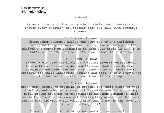 WOMEN+ (13-17) I KNOW!