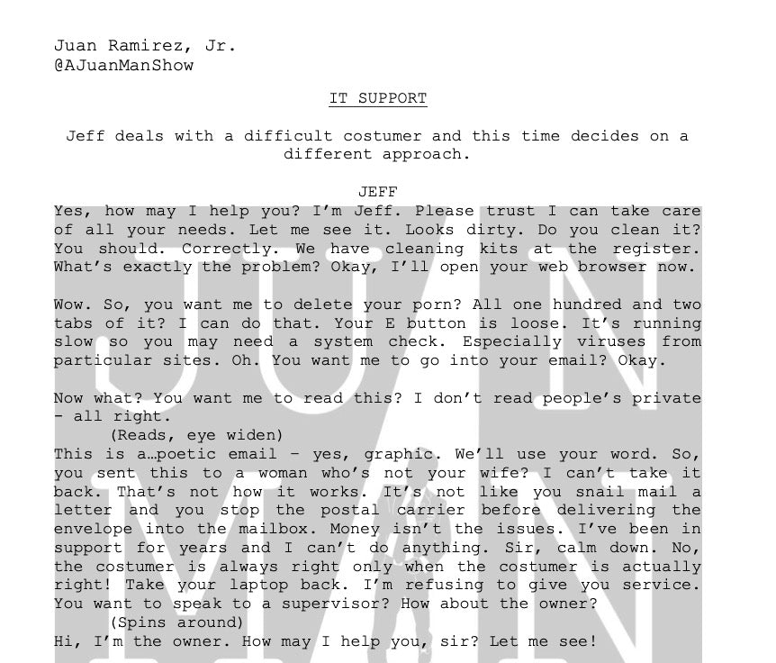 MEN+ (18-25) IT SUPPORT