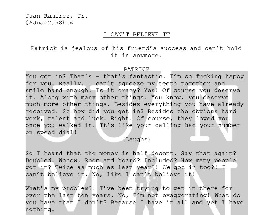 MEN+ (18-25) I CAN'T BELEIVE IT