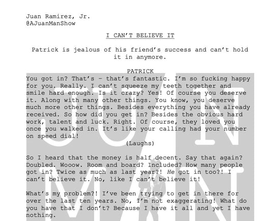 MEN+ (18-25) I CAN'T BELEIVE IT