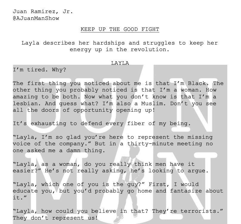 WOMEN+ (18-25) KEEP UP THE GOOD FIGHT (Black Diaspora)