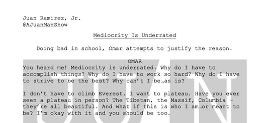MEN+ (13-17) MEDIOCRITY IS UNDERRATED