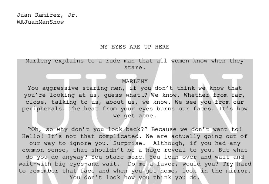 WOMEN+ (18-25) MY EYES ARE UP HERE