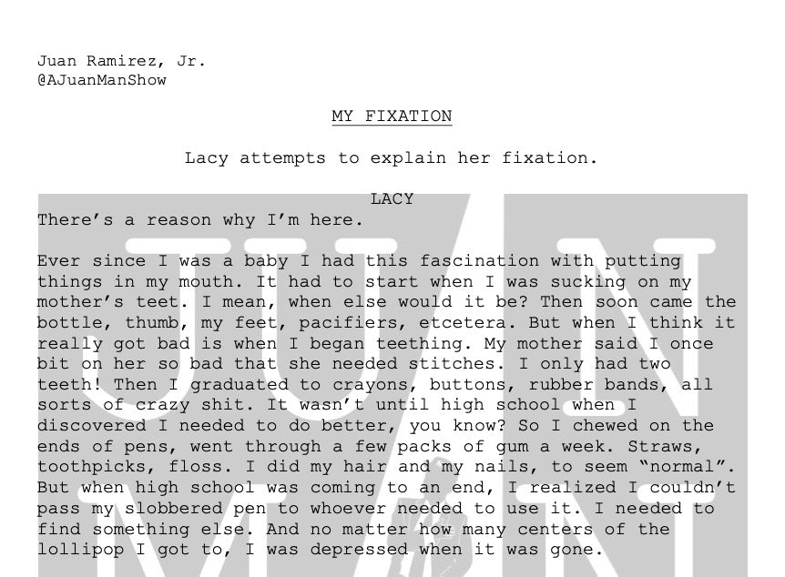 WOMEN+ (18-25) MY FIXATION