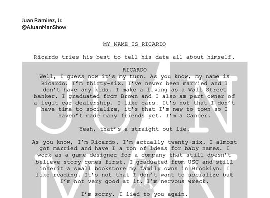 MEN+ (25-36) MY NAME IS RICARDO