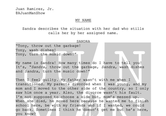 WOMEN+ (13-17) MY NAME (LGBTQIA+)