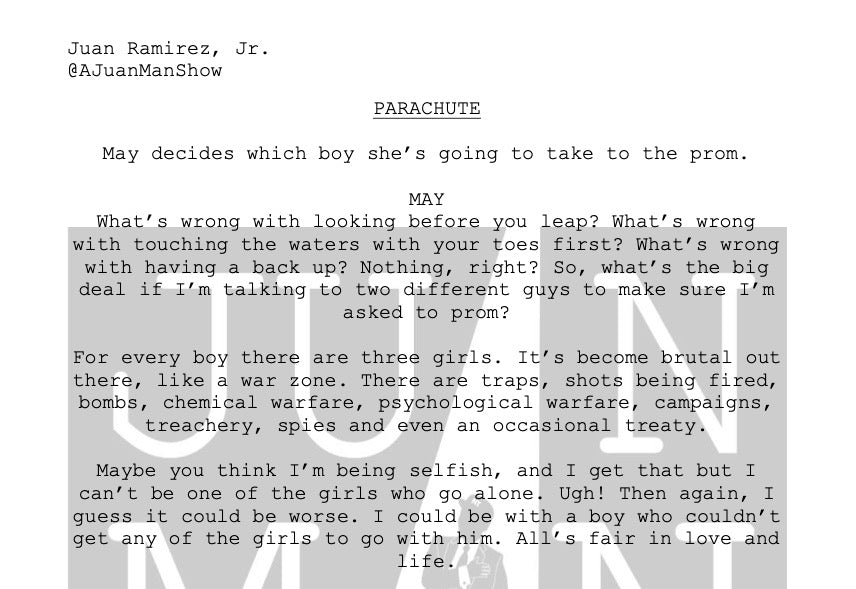 WOMEN+ (13-17) PARACHUTE