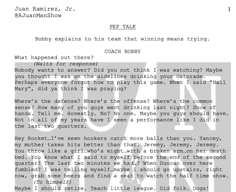 MEN+ (36-55) PEP TALK