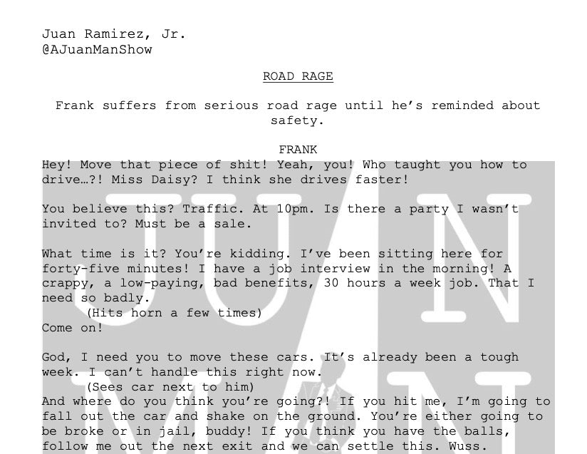 MEN+ (35-55) ROAD RAGE