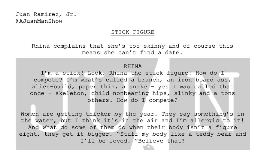 WOMEN+ (18-25) STICK FIGURE