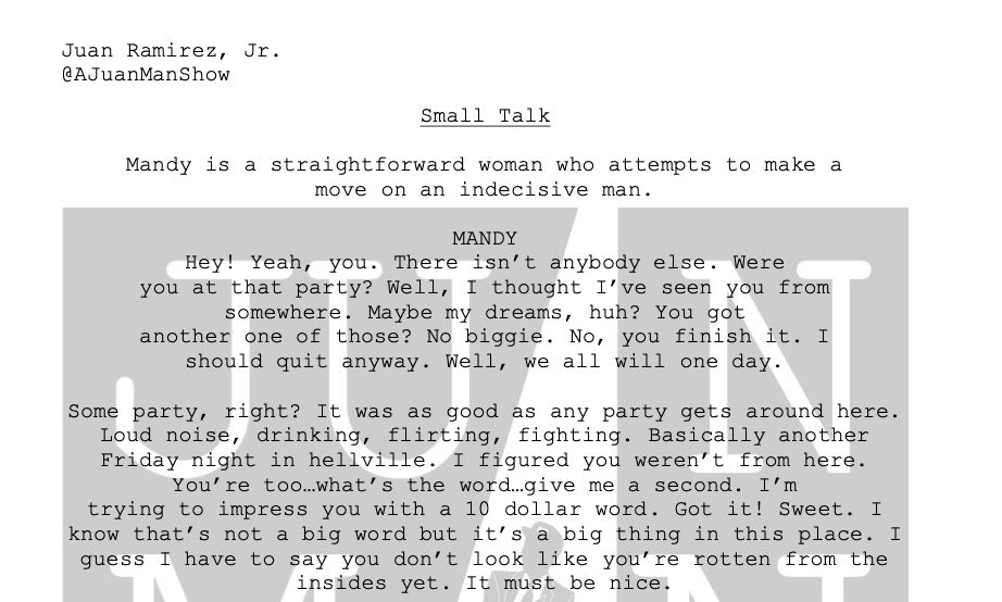 WOMEN+ (26-35) SMALL TALK