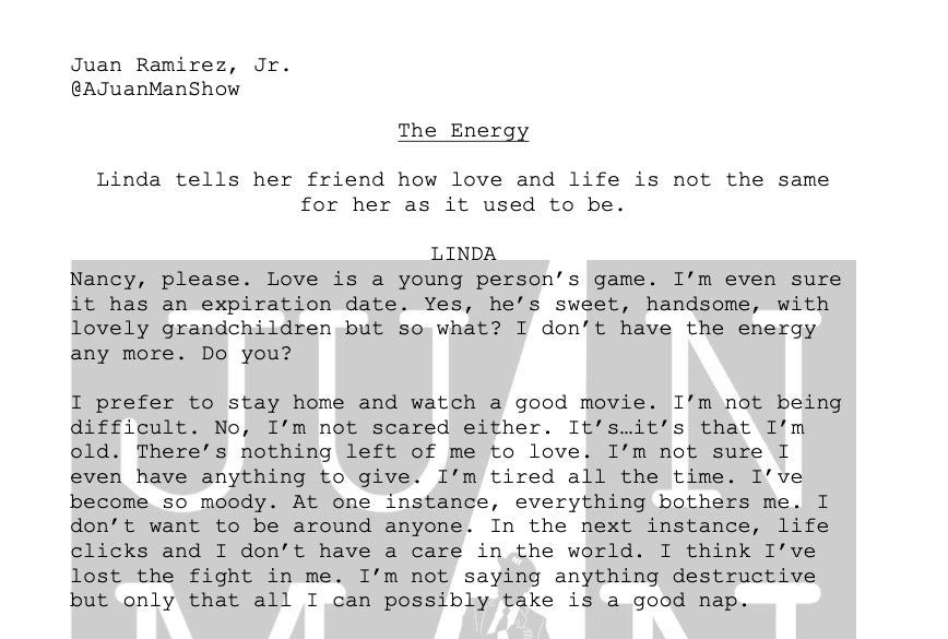 WOMEN+ (65+) THE ENERGY