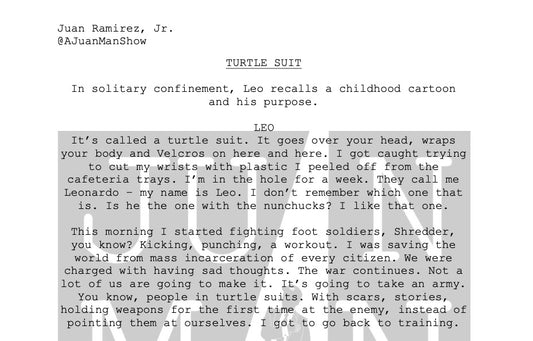 MEN+ (18-25) TURTLE SUIT