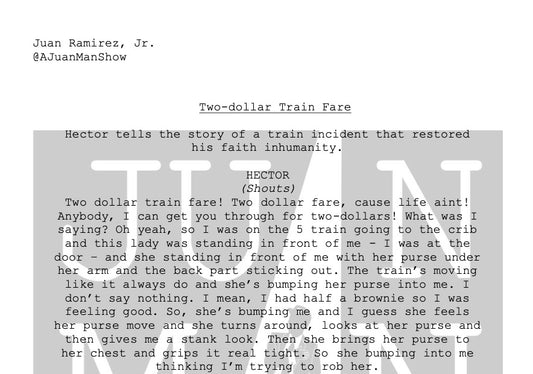 MEN+ (36-55) TWO DOLLAR TRAIN FARE